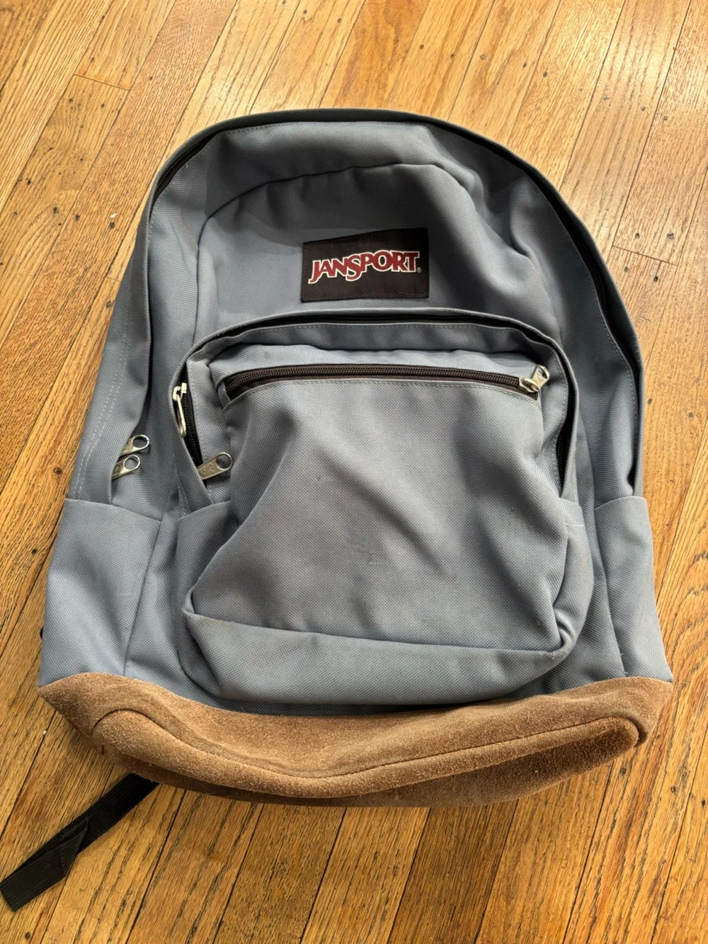 Jansport Gray Casual Backpack with Front Pockets